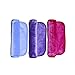 Nugilla Microfiber Face Cloths Remove Makeup - Reusable Makeup Removing Cloths for All Skin Types - Eco Facial Cleansing Washcloth, 3 Pack (7.8 x 14 in, Muti-Colors)