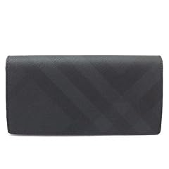 [バーバリー] BURBERRY 長財布 8014479 A5656/DARK CHARCOAL メンズ 財布 二つ折り CAVENDISH LONDON CHECK/ロンドンチェック PVC ダークチャコール [並行輸入品]