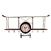 LUYIYI Avion Horloge Murale étagère Murale en Fer forgé Suspendus décoration Multifonction