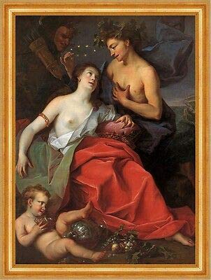 KunstdruckBacchus and Ariadne Ignazio Star Mythology Stars Love B A3 02299 Framed