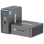 GMKtec Mini PC Intel N150 (Turbo 3.6GHz) 16GB DDR4 1TB PCIe M.2 NVMe SSD, Desktop Computer 4K Dual HDMI Display/4x USB3.2/WiFi 6/BT5.2/RJ45 Ethernet Nucbox G3 Plus
