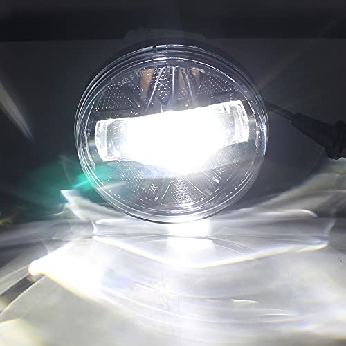 2 Peças Led Montagem Da Lâmpada De Neblina Luz De Circulação Diurna Luz Pára-choques Frontal Para Gm