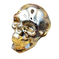 Amazon.co.jp: S.T.S.G 髑髏 スカル ドクロ 置物 透明 オブジェ