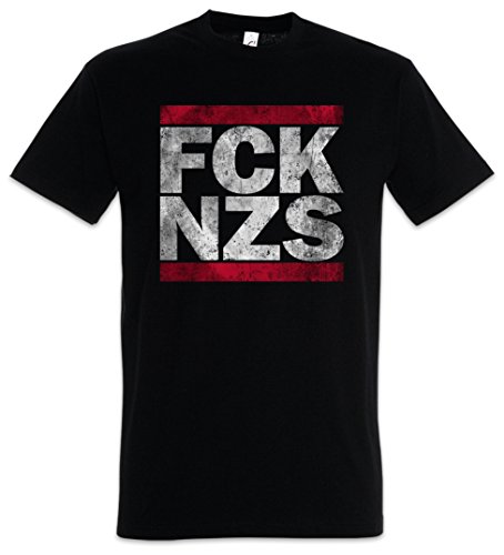 Urban Backwoods FCK Nzs Men T-Shirt Black Size 2XL