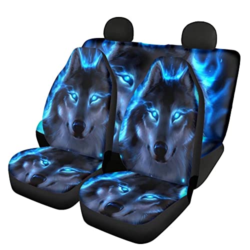 chaqlin Neón - Fundas de asiento de coche para coche (incluye funda trasera y funda de asiento trasera) Cover