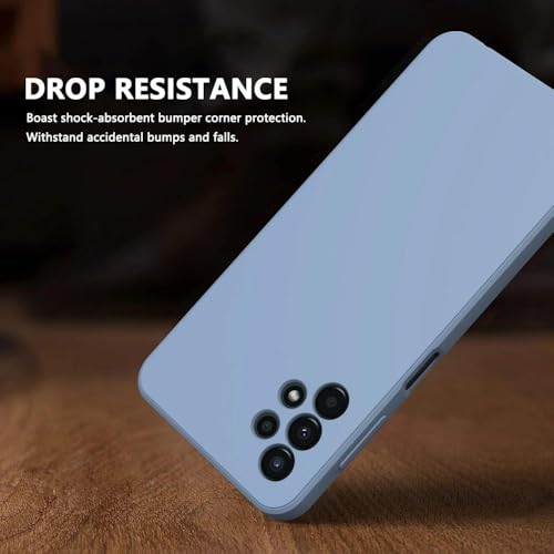 ULXITEYU Soft TPU Slim Case for Samsung Galaxy A13 4G, Lightweight, Snug Fit, Drop-Resistant, Shock-Absorbent, Scratch-Resistant, Grass Gray - image 3