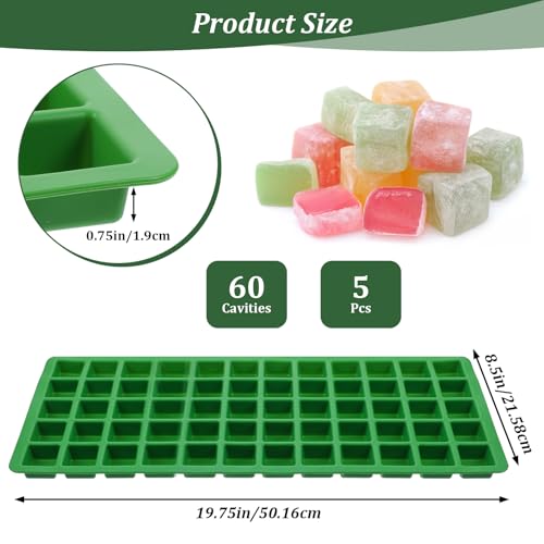 Moldes de silicona para congelador 5 piezas miniatura 2