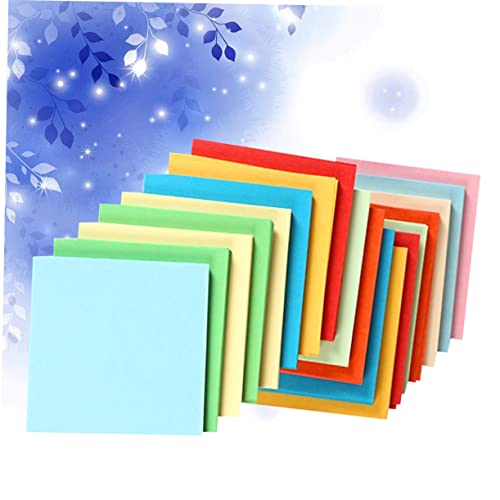 Anneome 500Pcs Papel De Origami Para Papel Colorido Para Projetos De Origami Material De Artesanato