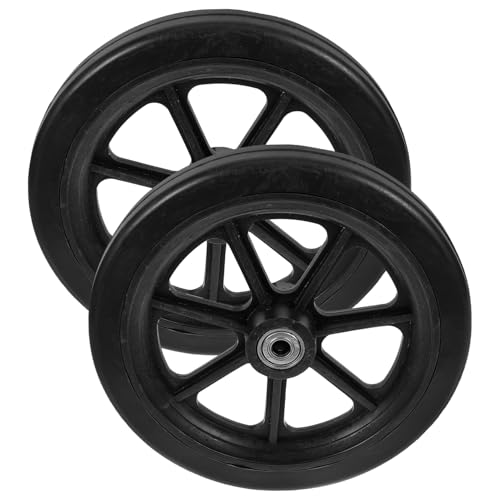 Didiseaon Wheelchair Wheels Replacement 1 Pair Universal Heavy Duty Wheelchair Parts Smooth Quiet Ride