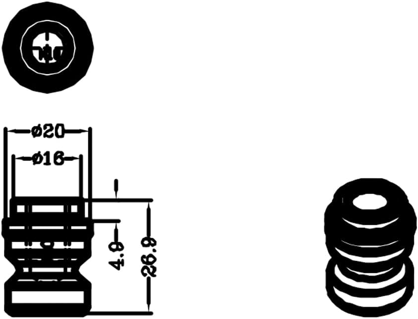D96 Pulling nail (8PCS)