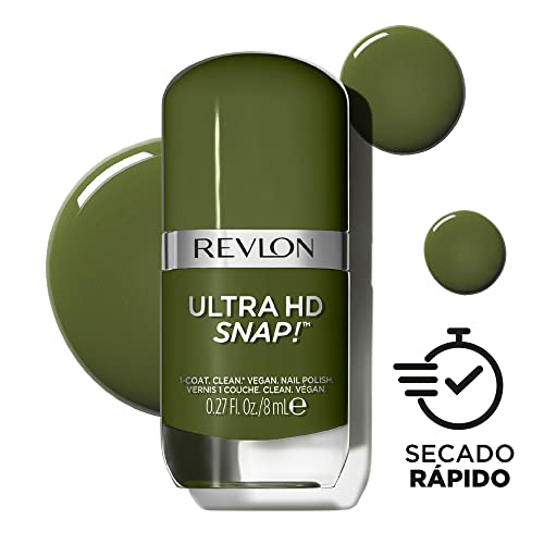 Image of Revlon Ultra HD Snap Nail Color, Natural Rich Glossy Polish, 100% Vegan Formula, No Base or Top Coat Needed, 022 Commander in Chief, 0.27 fl oz