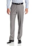 Haggar Men's Cool 18 Classic Fit Plain Front Mini Houndstooth Fancy Pant