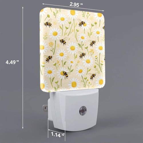Image of Spring Flowers Floral LED Plug-in Nightlights 2-Pack for Corridors