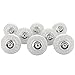 Price comparison product image G Decor White Crackle Handmade Design Round Ceramic Door Knobs, Vintage, Shabby Chic, Interior Furniture, Cabinet Wardrobe Cupboard Drawers Pulls Handles (8-Pack)