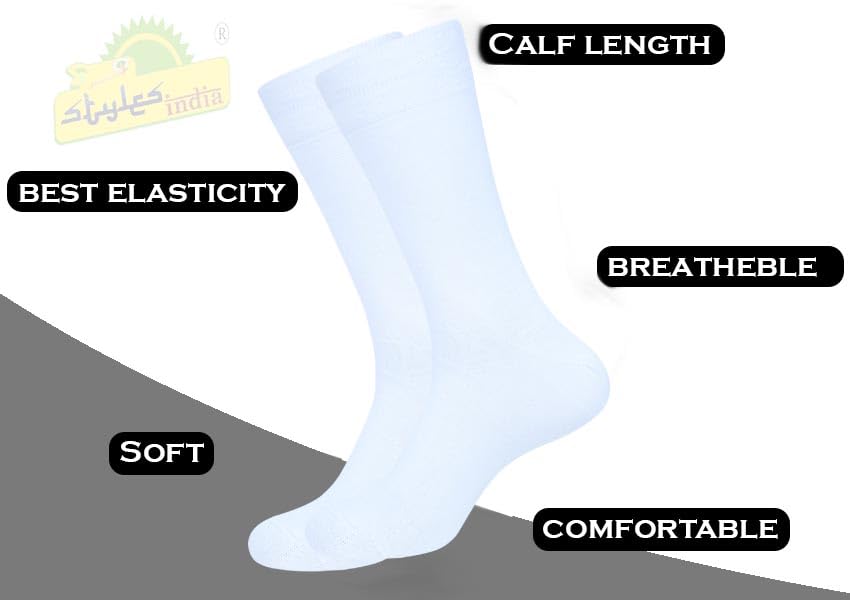 Mens Dress Socks|Trouser Socks Stretchy Business Professional and Casual Wear Socks|Everyday Socks| Pack of 34