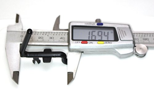 Plastic L Style Peg Board Hook Kit | Garage Tool Craft Jewelry Storage Pegboard Organizer (50, Black) #TOP7