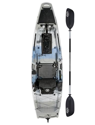 BKC PK11 10.5' Sit-On-Top Fishing Kayak with Pedal Drive