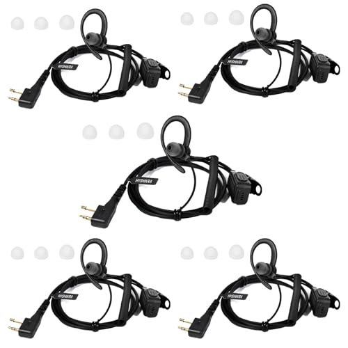Auricular neumático transparente Midland G9 Pro G7 M24 cascos discretos para vigilancia 5 uds