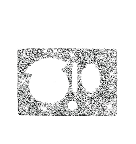 Cristal Brillante Etiqueta del Interruptor de Faro para Challenger 2008-2014 Talla Segundo 1