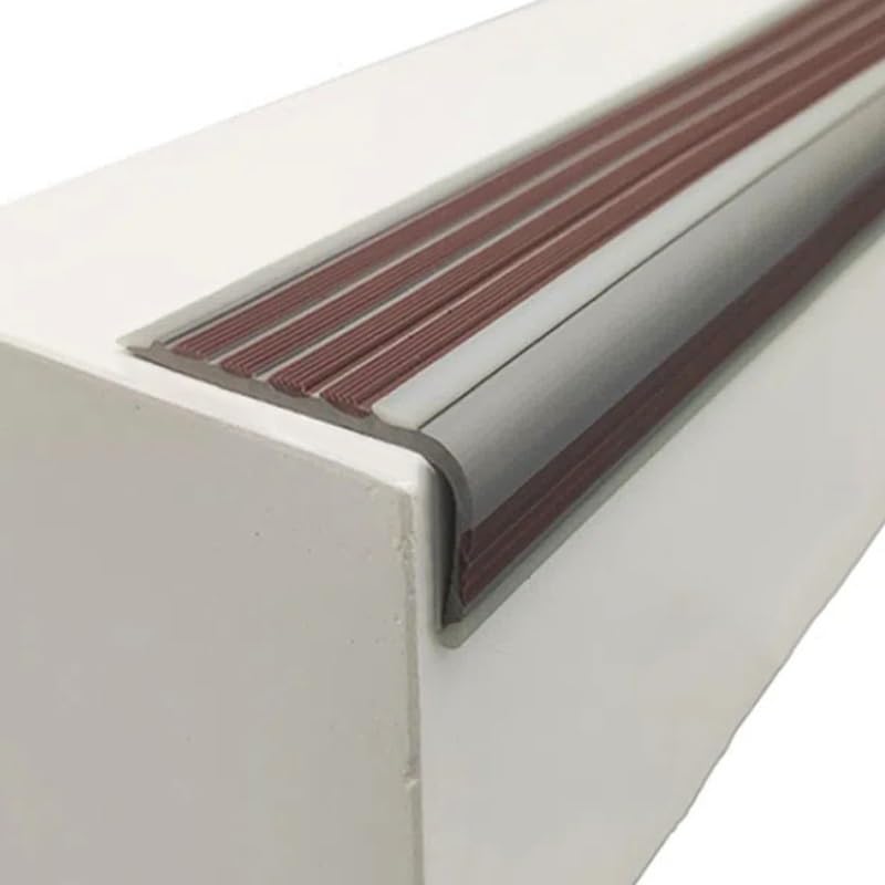 Borde reflectante para escalera, protector de goma antideslizante luminoso, tira de seguridad autoadhesiva para uso en interiores y exteriores