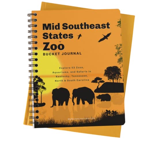 Bucket Journal Southeast States Zoo & Safari Guide (Spiral)