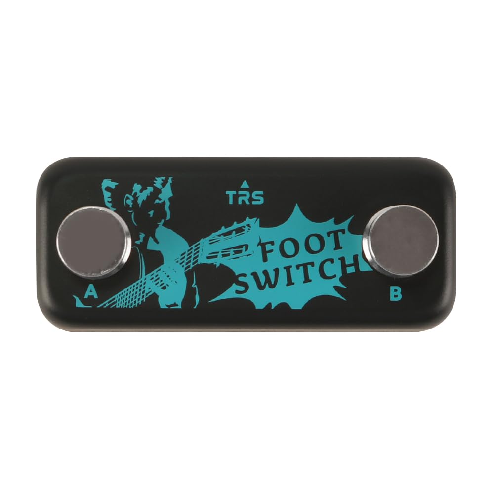 Laroal Guitar Dual Switch Effect Pedal Non-slip Pads Large Mushroom Footswitch Dual Metal External Footswitches Digital Reverb Guitar Pedal - Image 4