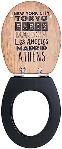 Wirquin 20723078 Abattant WC Diplomat FSC, douche top fix, adapté aux familles