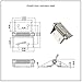 Self Closing Return Spring Large Load Bearing Iron Hinge Large Industrial Machinery and Equipment Hinge 1Pcs(Small Size)