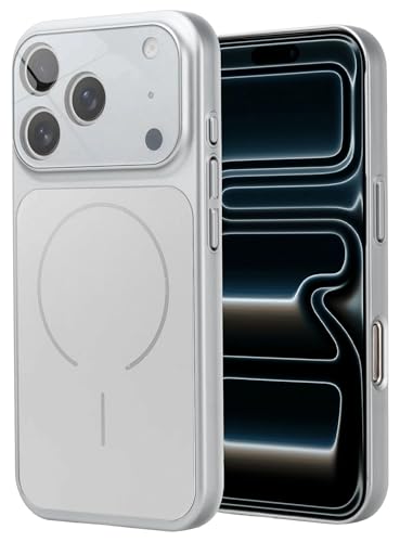 Image of SHINESTAR iPhone 17 Pro Case - Premium Shockproof Protective Cover, Wireless Charging Compatible, Slim & Durable Luxury Back Cover with Camera Protection (Silver)