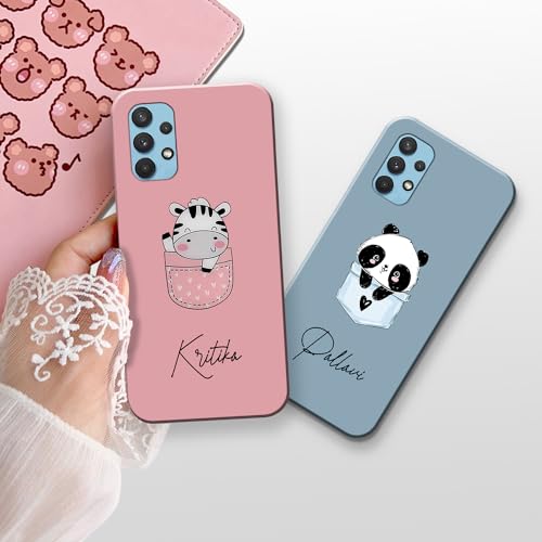 Image of COLORflow Polycarbonate Back Cover Case Compatible With Samsung Galaxy A23 4G / A23 5G | Cute Pocket Cartoons Color Customized Back Cover Compatible With Samsung Galaxy A23 4G / A23 5G, Multicolour
