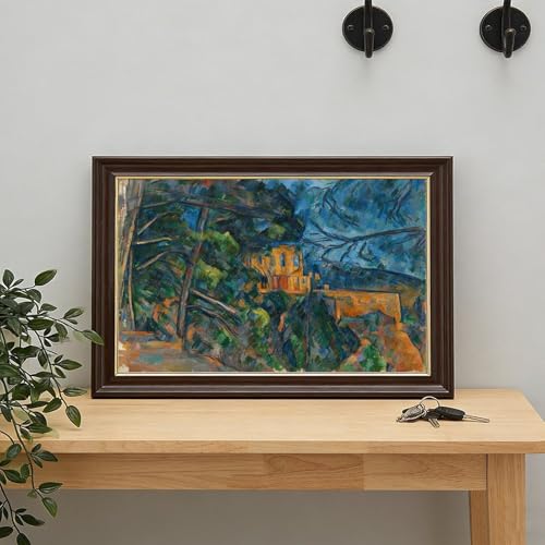 Impression toile Château Noir Cézanne édition d'art encadrée