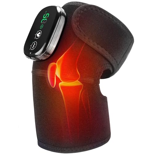 Knee Massager with Heat and Vibration, LCD Display