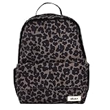 BÉABA Wickelrucksack Baby Tokyo 21L – Wickelrucksack Unisex für Mama und Papa, 9 Fächer, Isoliertasche, Kinderwagenbefestigung, Gepolsterte Wickelunterlage – Leopard