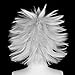 Anogol Hair Cap+ Short Silver Wig for Cosplay Sea Witch - Grey White Spiky Synthetic Layered Wig for Women, Men, Anime, Halloween Party Costume