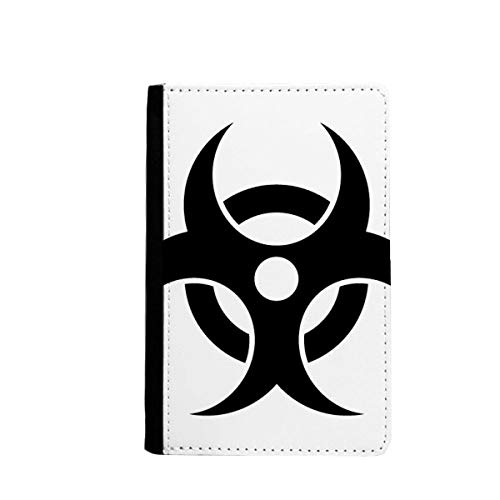 Porte-passeport motif rayonnement toxique cadeau original pour passionné de voyage