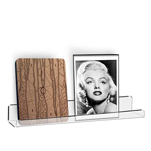 Cerpourt 8 Pack 12'' Clear Vinyl Record Display Shelf,Acrylic Album Vinyl Record Holder Wall Mount And Display Your Favorite Lp Records In Style #TOP6