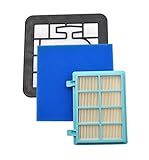 Filter Set geeignet für Philips PowerPro Staubsauger: Compact FC9331, FC9332, FC9334, PowerPro Active FC9550, FC9555, FC9556, Alternative für das Original: Philips FC8010/02, Hepa 13 Filter