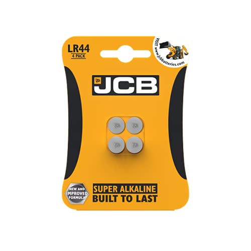 JCB LR44 / A76 Alkaline, pack of 4