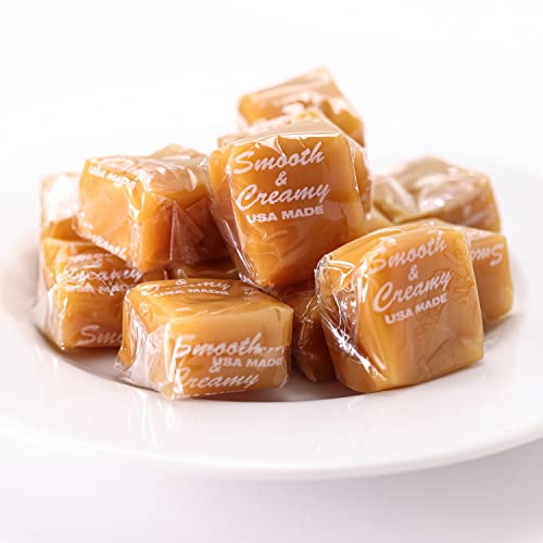 Funtasty Vanilla Creamy Caramels Individually Wrapped Candy, 15 Ounce Bag #TOP4