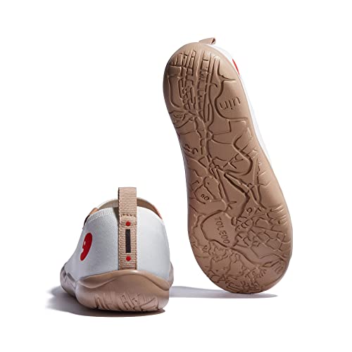 UIN Men's Loafers Painted Travel Shoes Slip On Knitted Walking Shoes Casual Lightweight Comfort Fashion Sneaker Toledo3