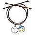 Bestchong Japanisches Reise-Armband mit Glücks-Tier-Armband, Handkette, Leder, lächelndes Gesicht