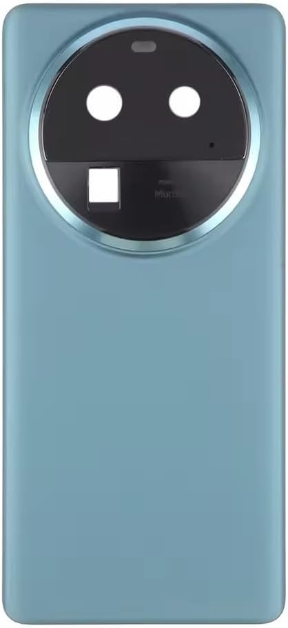 Compatible Rear Glass Panel for Oppo Find X6 Pro Model PGEM10 – Battery Door Back Cover, Battery Back Cover Housing Replacement Part (Black)