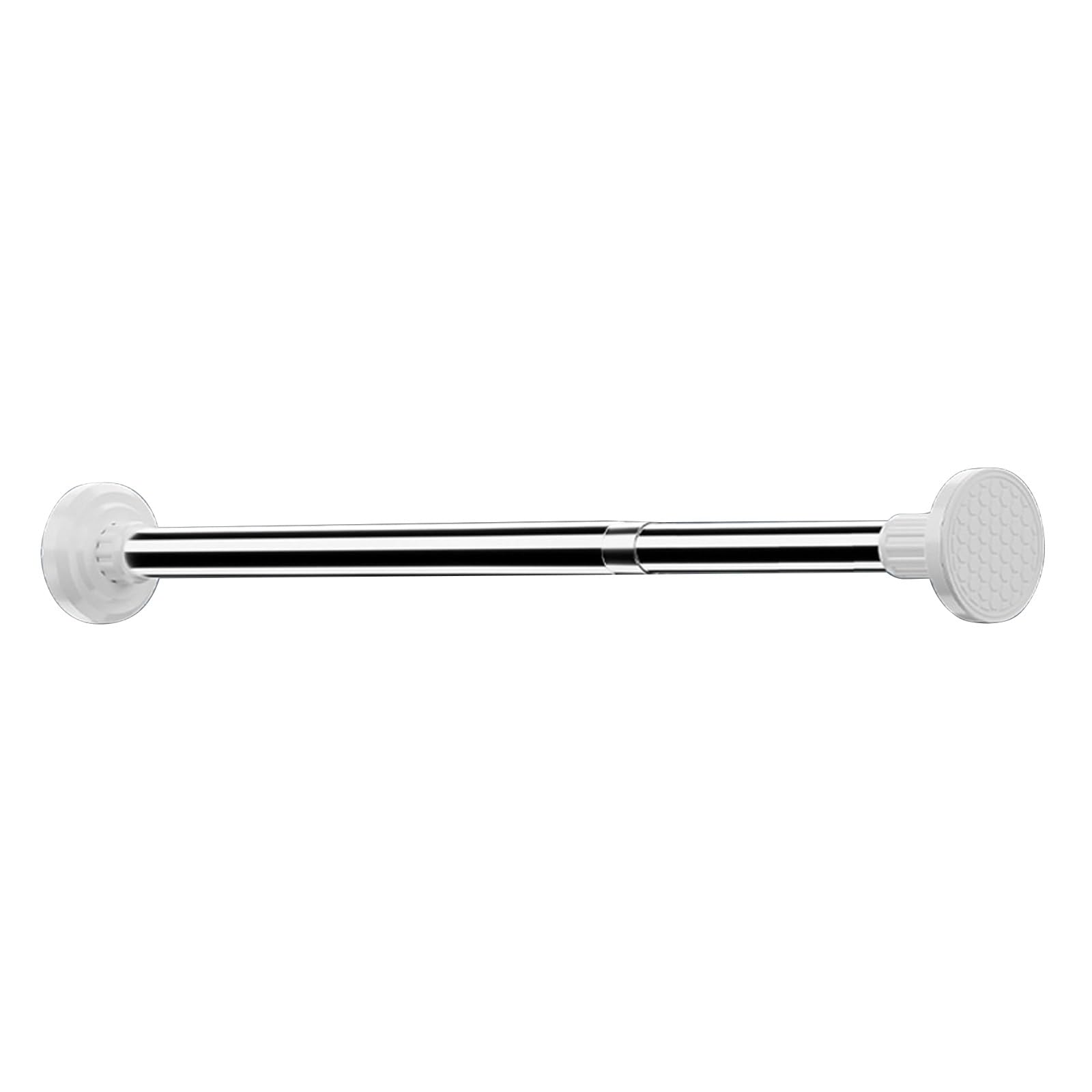 Barra Cortina Sin Taladrar de Taladrar con Base Desmontable, de 50 a 280 cm | Barra Armario Extensible Ajustable con Almohadillas Antideslizantes para Baño y Cortinas Estándar(110-200cm/43-79in)