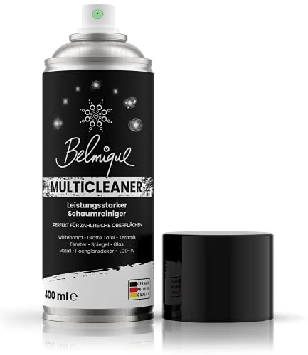 Belmique Schaumreiniger & Glasreiniger 400 ml | Professioneller Fensterreiniger, Autoreiniger & Motorrad Reinigungsset | Deutsche Premiumqualität Cover