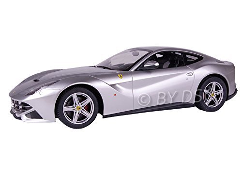 Global Gizmos Remote Control 1:14 scale Silver Ferrari F12 Berlinetta BML51700SILVER by Global Gizmos