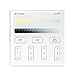 Produktbild Bluetooth Mesh Wand Touch Panel Controller für 4-Zone Smart Panel CCT 100-240V Helligkeit einstellbar Dimmer für Single Color LED Lichtleiste(Weiß)