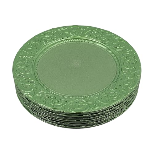 Juego de 100 Platos Decorativos Redondos 13 Pulgadas