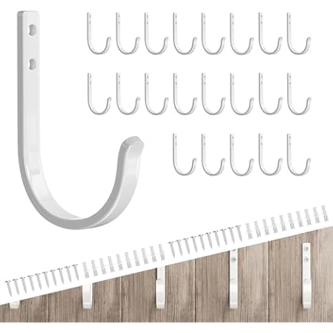 Josmimic 20-Pack Heavy Duty Wall Hooks Cover