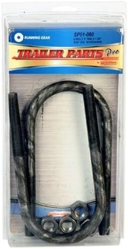 SP01080 Round Trailer U- with Hardware - 3" Width x 7-1/4" Length - .5625" Diameter SP01-080