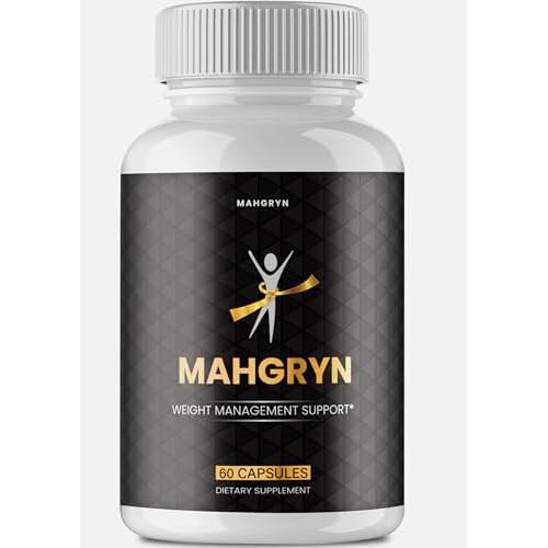 Mahgryn Weight Loss Support Capsules – 60 Capsules – Daily Food Supplement for Weight Management & Active Lifestyle